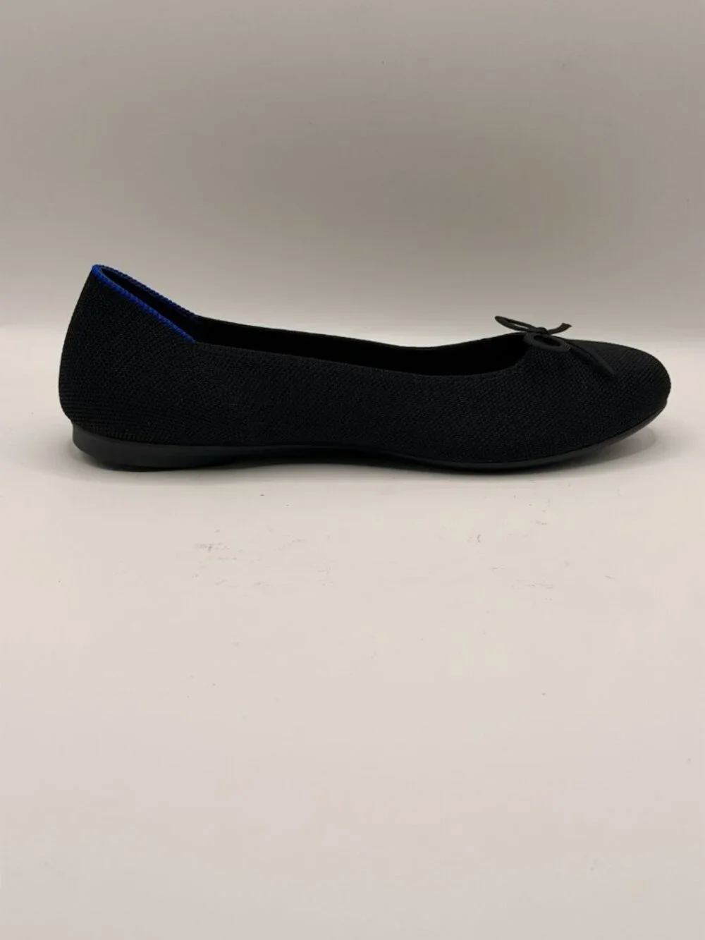 Rothy's Women The Ballet Knit Black Flat Sz 7.5